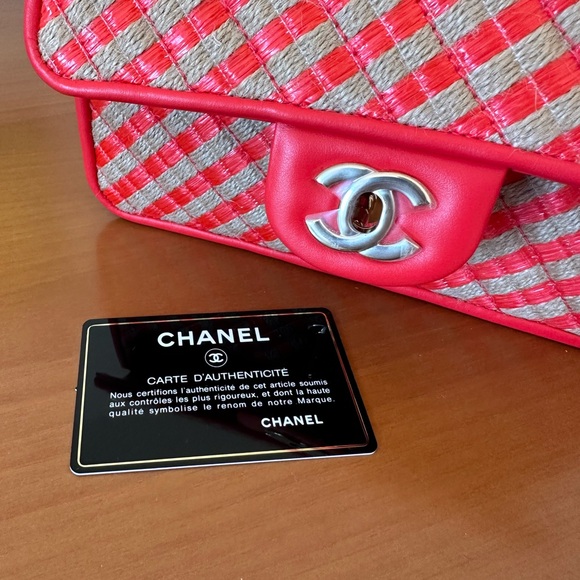 Chanel Raffia small flap - Picture 7 of 12